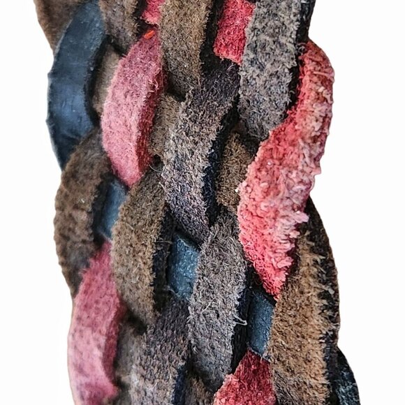 Braided Leather Belt | Boho Cottagecore Hippie Southwest | Women’s Small - Picture 14 of 14
